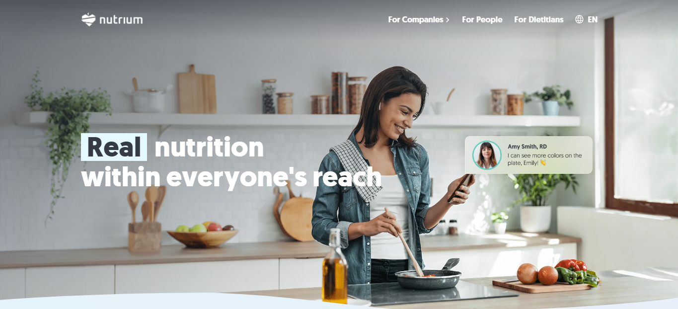 app for personal trainers Nutrium.io